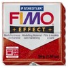 **Modelinas Fimo, 56g, raudonos su žėručiu spalvos