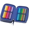Faber-Castell - Trigubo Deckerio pieštukų dėklas su dinozauro formos raštu (573041)
