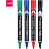Permanentinis žymeklis DELI U101 1,5-5 mm, kirstu galiuku, 4 spalvų rinkinys
