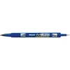 Permanentinis žymeklis Pilot Twin, dvipusis, 0.5mm ir 2mm, mėlynos spalvos