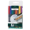 Permanentinių rašiklių rinkinys Faber-Castell Multimark S. 0.4mm. su trintuku. 8 spalvos