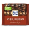 Pieniškas šokoladas Ritter Sport, su neskaldytais lazdynų riešutais, 100g