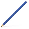 Pieštukas Faber-Castell GRIP Jumbo 2001, B, tribriaunis, padrožtas, mėlynos spalvos korpusas