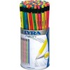 Pieštukas Lyra NEON, HB, su trintuku, padrožtas