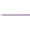 Pieštukas tribriaunis Faber-Castell Jumbo Sparkle, violetinės spalvos