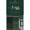 Faber-Castell Pitt Graphite Matt &amp; Castell 9000 rinkinys (115224)