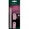 Pieštukų, trintuko ir drožtuko rinkinys Faber-Castell Sparkle rožiniai atspalviai