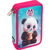 Penalas deVENTE Yummy Panda, dviejų skyrių, 21x14x5,2 cm, rožinės spalvos