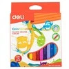 Plastikinės kreidelės DELI EC20000, 12 spalvų