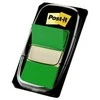 Plastikiniai žymekliai Post-it, 25x43mm, 50vnt., žalios spalvos