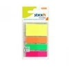 Stick´N Plastikiniai žymekliai Stick´N 21051, 45x12mm, 4 spalvos po 25vnt.