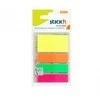 Stick´N Plastikiniai žymekliai Stick´N 21051, 45x12mm, 4 spalvos po 25vnt.