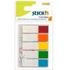 Plastikiniai žymekliai Stick´N 21346, 45x12mm, 5 neoninės spalvos, 5x25 vnt., blisteryje