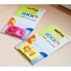 *Plastikiniai žymekliai Stick´N 26015, ´Parašas čia´, 45x25mm, 50vnt., neoninės geltonos spalvos, blisteryje