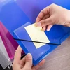 Plastikinis aplankas DELI Start A4, įvairių spalvų