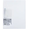 Plastikinis žiedinis segtuvas DELI, A4/2,8 cm, 2 žiedai, skaidrus