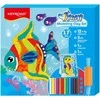 Plastilino rinkinys Keyroad Ocean, 180g + plastikinis peilis + volelis + spalvotas popierius
