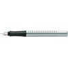 *Plunksnakotis Faber-Castell Grip 2011, plunksna F, 0,5mm, sidabrinės spalvos