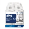 Popieriniai rankšluosčiai Tork Kitchen Roll, 2 sluoksniai, 101245, baltos spalvos, 2 vnt