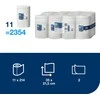Staples Popieriniai rankšluosčiai Tork Wiper Plus Mini Centerfeed M1 (101221), 2 sluoksniai, baltos spalvos, 75 m, 214 lapelių