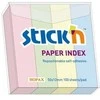 Popieriniai žymekliai Stick´N 21016, 50x12mm, 4 pastelinės spalvos po 100vnt.