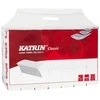 Rankšluosčiai lapiniai Katrin Classic Zig Zag 2 balti 2sluoksnių, 200 lapelių