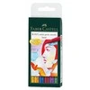 *Rašikliai piešimui Faber-Castell PITT Basic, 6vnt., įvairių spalvų