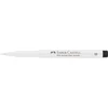 Rašiklis piešimui Faber-Castell PITT Artist Pen B, teptukinis, #101 Baltas