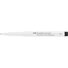 Rašiklis piešimui Faber-Castell PITT Artist Pen C, kaligrafinis, #127 Baltas