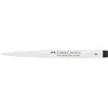 Rašiklis piešimui Faber-Castell PITT Artist Pen B, teptukinis, #101 Baltas