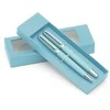 Blue Collection Rinkinys rašiklis+tušinukas Colorado metalinis, dėžutėje, žydros spalvos