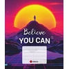 Lulucom Sąsiuvinis Disco motivation su citatomis, (5-12 klasės), 32 lapų, langeliais