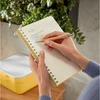 Sąsiuvinis Leitz Cosy, B5, Soft Touch viršelis, su spirale šone, linijomis, šiltai geltonos spalvos