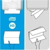 Servetėlės Tork Flushable Singlefold Advanced H3 (290190), 2 sluoksniai, baltos spalvos, 250 lapelių
