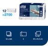 Tork Xpress Soft Multifold suspausti minkšti popieriniai rankšluosčiai, H2 100889, 2 sl., 225 serv., 22,2x24 cm, balta sp.