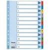Kartoniniai spalvoti skiriamieji lapai ESSELTE, 1-12, A4