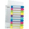 Skiriamieji lapai Leitz WOW Print, A4+, 1-10, plastikiniai, įvairių spalvų