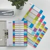 Skiriamieji lapai Leitz WOW Print, A4+, 1-10, plastikiniai, įvairių spalvų