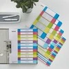 Skiriamieji lapai Leitz WOW Print, A4+, 1-12, plastikiniai, įvairių spalvų