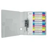 Skiriamieji lapai Leitz WOW Print, A4+, 1-12, plastikiniai, įvairių spalvų