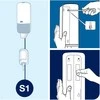 Skysto muilo laikiklis Tork S1 (560008), 1l, juodos spalvos, plastikinis