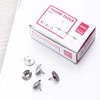 Smeigtukai DELI 10mm, 100vnt./pak., metalinės