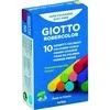 Spalvota kreida Fila Giotto Robercolor Carree, apvali, 10vnt, įvairių spalvų