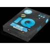 Spalvotas biuro popierius IQ, A4, 80g, B100, juodos spalvos, 500 lapų