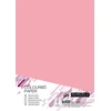 Spalvotas kartonas College A4 20 lapų, 160g/m2, rožinės spalvos PI25