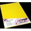 Spalvotas kartonas College A4 20 lapų, 160g/m2, neoninės geltonos spalvos