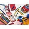 Spalvoti akvareliniai pieštukai Faber-Castell Grip Jumbo, tribriauniai, 12 spalvų,
