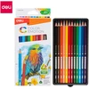 Spalvoti pieštukai DELI EC00200, 12 spalvų