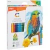 Spalvoti pieštukai DELI EC00220, 24 spalvų
