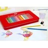 Faber-Castell – šešiakampė spalvotų pieštukų skardinė 60 (115894)